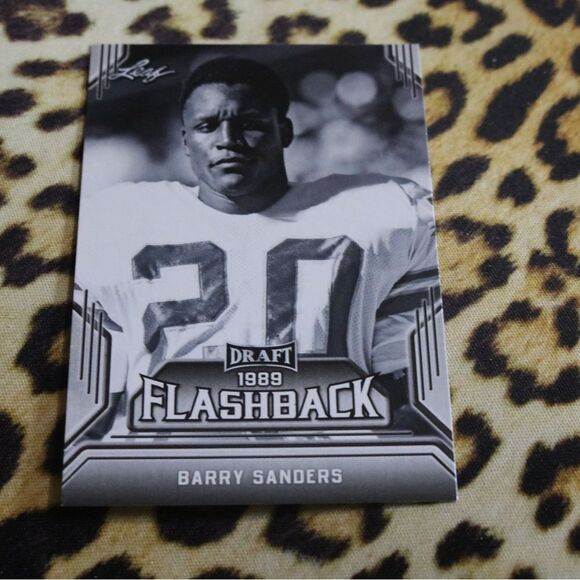 Barry Sanders #01 Football Card - Picture 1 of 2